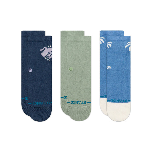 Stance GECKO BABY & TODDLER SOCK 3 PACK