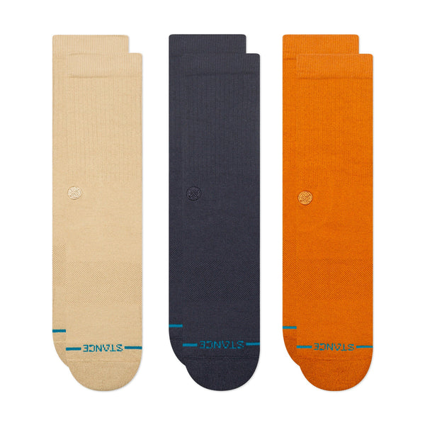 stance ICON CREW SOCK 3 PACK