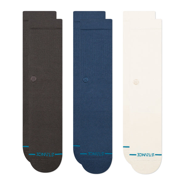 stance ICON CREW SOCK 3 PACK