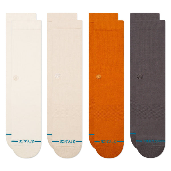 stance ICON CREW SOCK 4 PACK