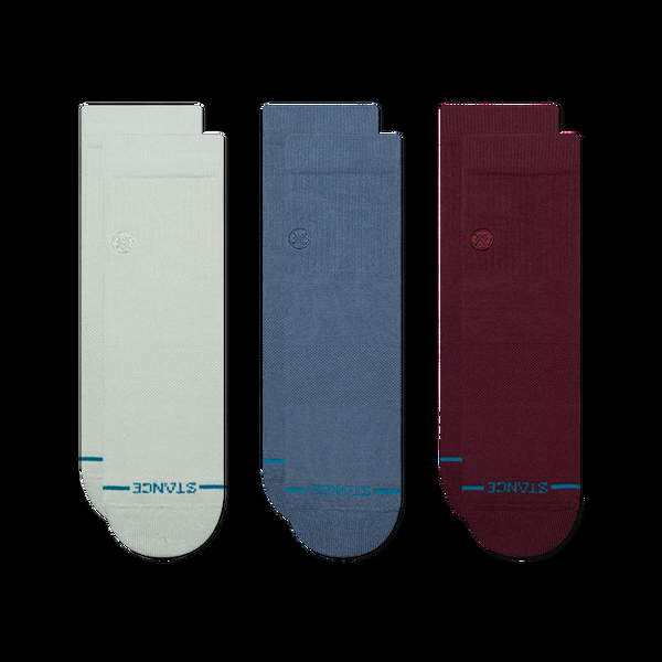 stance ICON QUARTER SOCK 3 PACK
