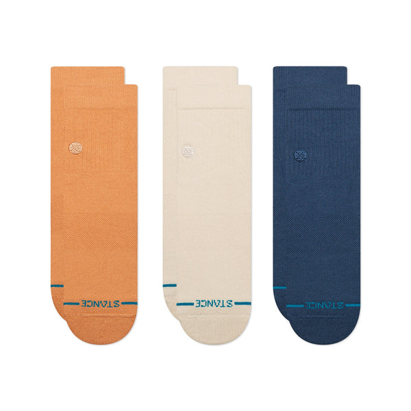 stance ICON QUARTER SOCK 3 PACK