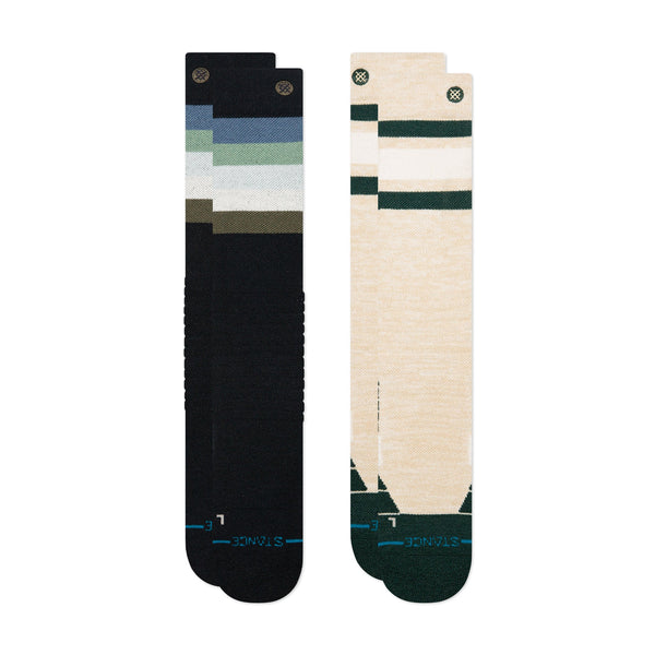 stance MALIBOO MID WOOL SNOW SOCK 2 PACK
