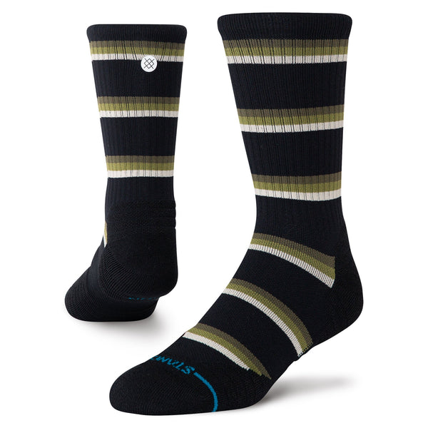 stance MULTISTRIPE MID RIBBED CREW SOCK