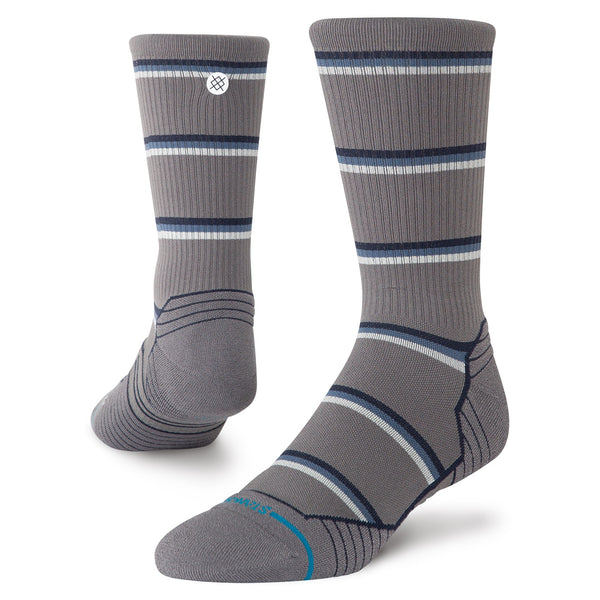 stance MULTISTRIPE RUN RIBBED CREW SOCK