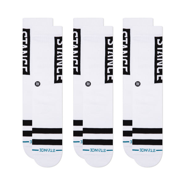 stance OG BUNDLE CREW SOCK 3 PACK