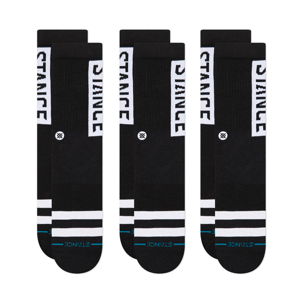 stance OG BUNDLE CREW SOCK 3 PACK