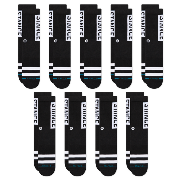 stance OG CREW SOCK 9 PACK