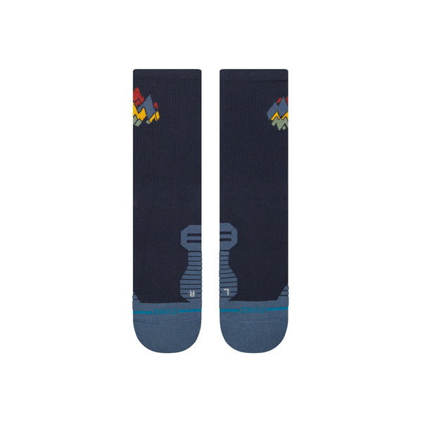 Stance PEAKS RIBBED LIGHT CREW SOCK