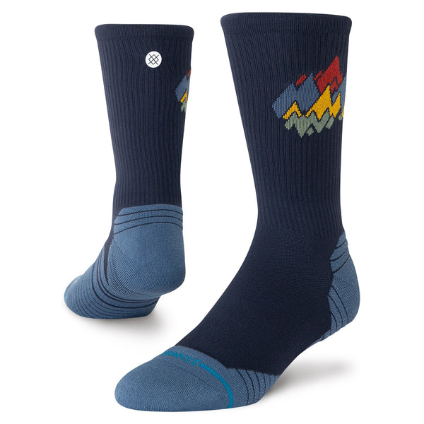 stance PEAKS RIBBED LIGHT CREW SOCK