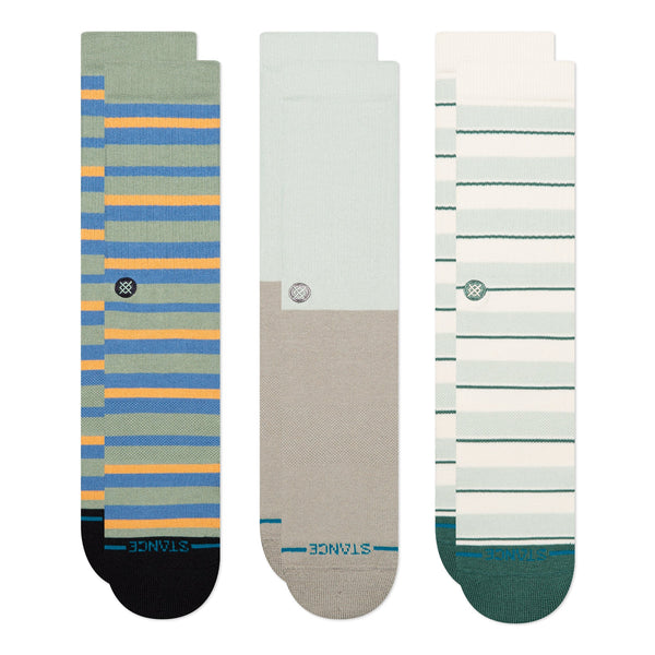 stance PREP STRIPE SOCK 3 PACK