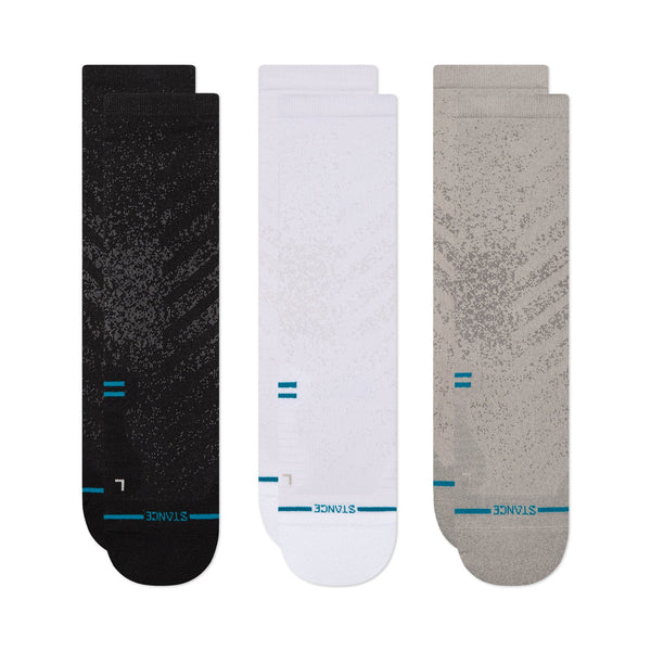 stance RUN LIGHT CREW SOCK 3 PACK