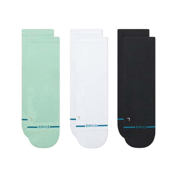 stance RUN LIGHT QUARTER SOCK 3 PACK