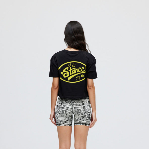 Stance WOMEN'S STAR POWER CROP T-SHIRT