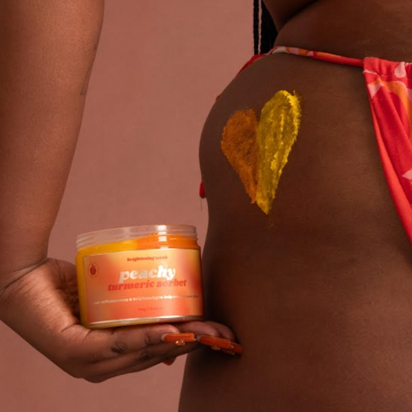 Standard Brightening Turmeric & Peach Scrub With Turmeric Root Extract