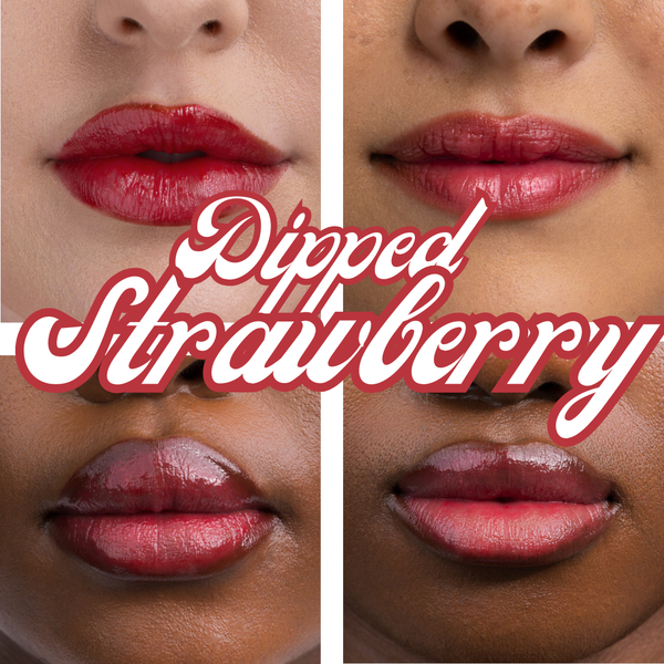 Standard Dipped Strawberry Tinted Lip Glaze With Hyaluronic Acid & Tripeptides