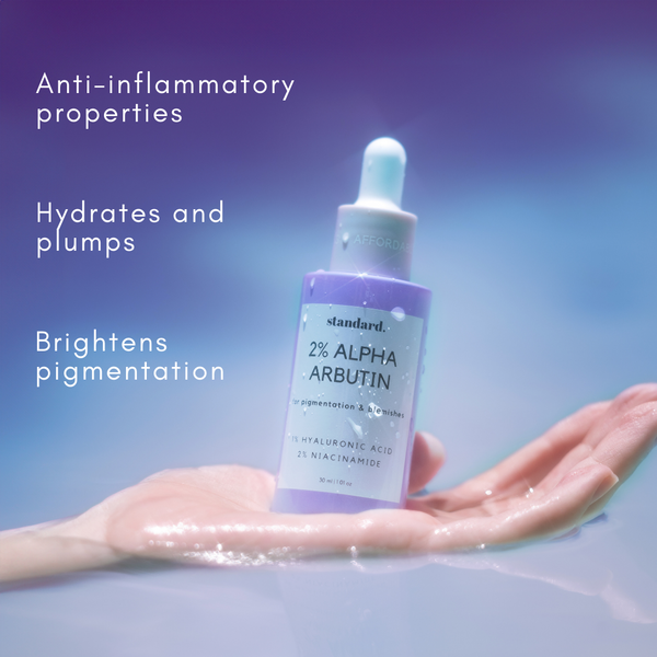 Standard Mini 2% Alpha Arbutin Serum With Hyaluronic Acid