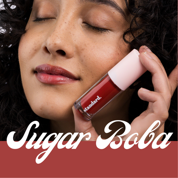 Standard Sugar Boba Tinted Lip Glaze With Hyaluronic Acid & Tripeptides