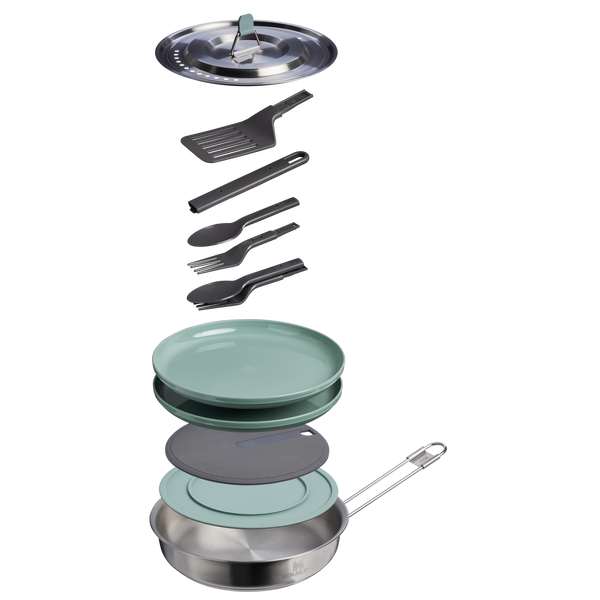 Stanley The Wildfare Core Fry Pan Cookset 12-piece Set | 1 QT