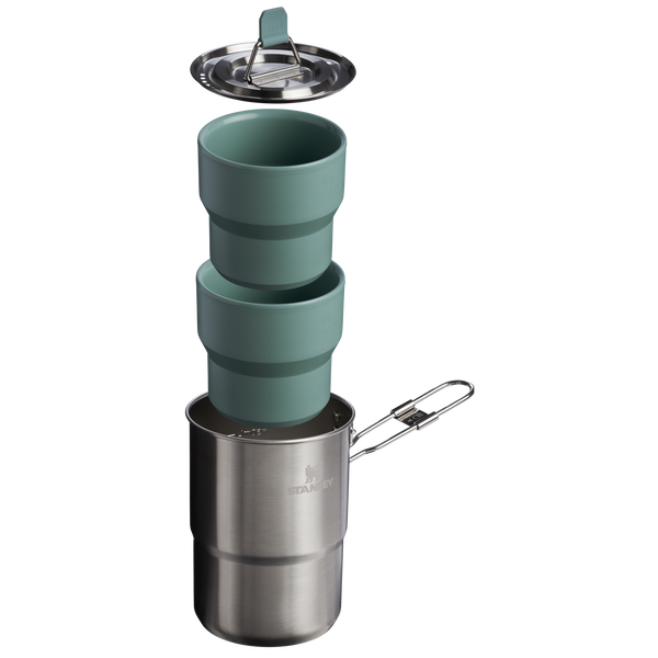 Stanley The Wildfare Go Two Cup Cookset 4-piece Set | 1 QT