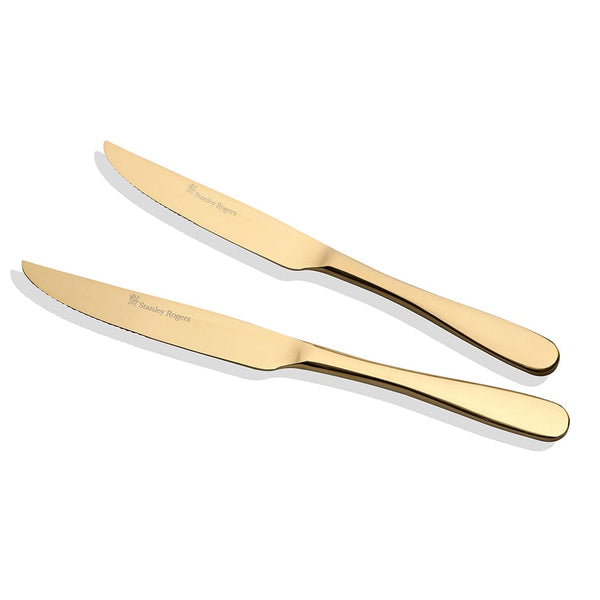 stanley rogers Albany Gold Steak Knives 6 Piece Set