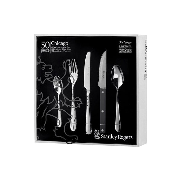 Stanley Rogers Chicago 50 Piece Set With Steak Knives