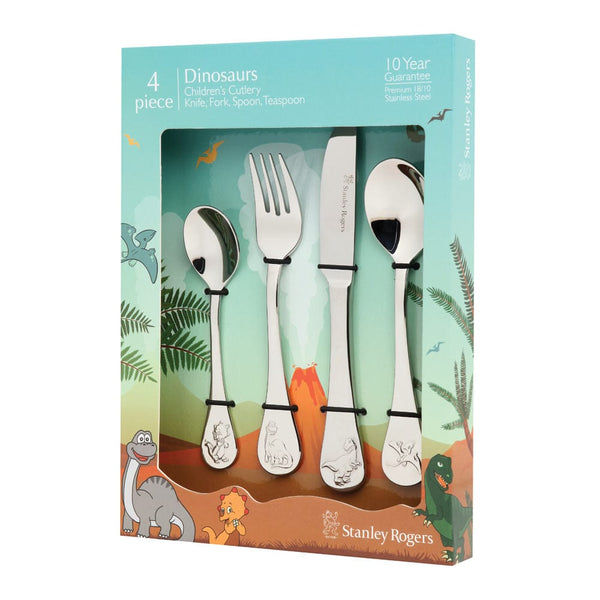 Stanley Rogers Children's Cutlery 4 Piece Set - Dinosaurs