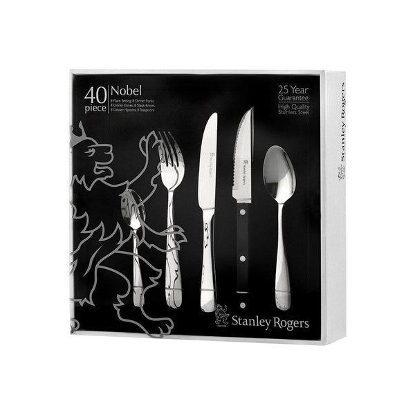 Stanley Rogers Nobel 40 Piece Set With Steak Knives