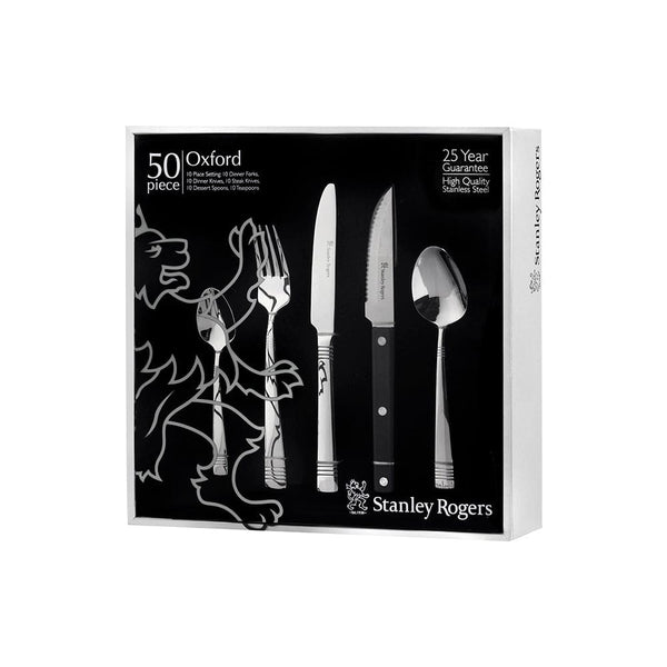 Stanley Rogers Oxford 50 Piece Set With Steak Knives