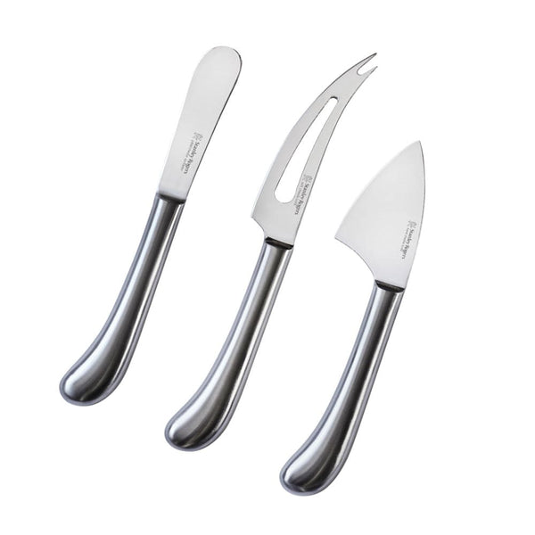 Stanley Rogers Pistol Grip Stainless Steel 3 Cheese Knife Piece Set