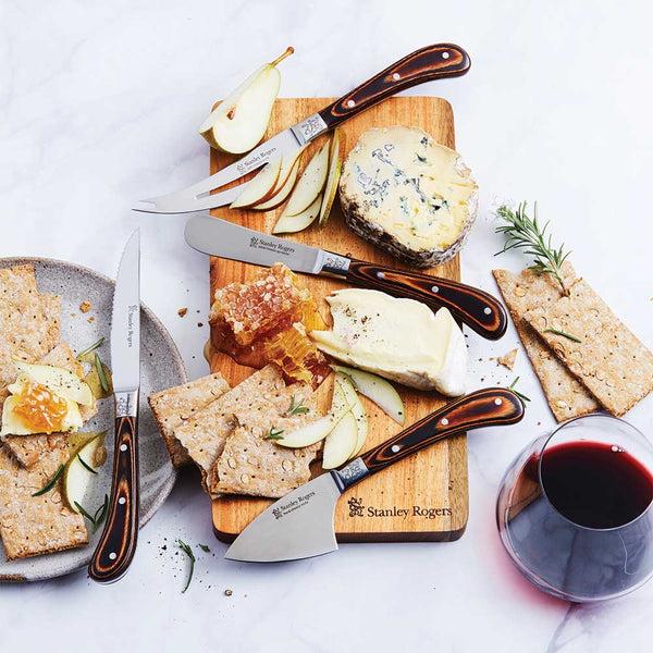 Stanley Rogers Pistol Grip Woodlands Steak Knives 4 Piece Set