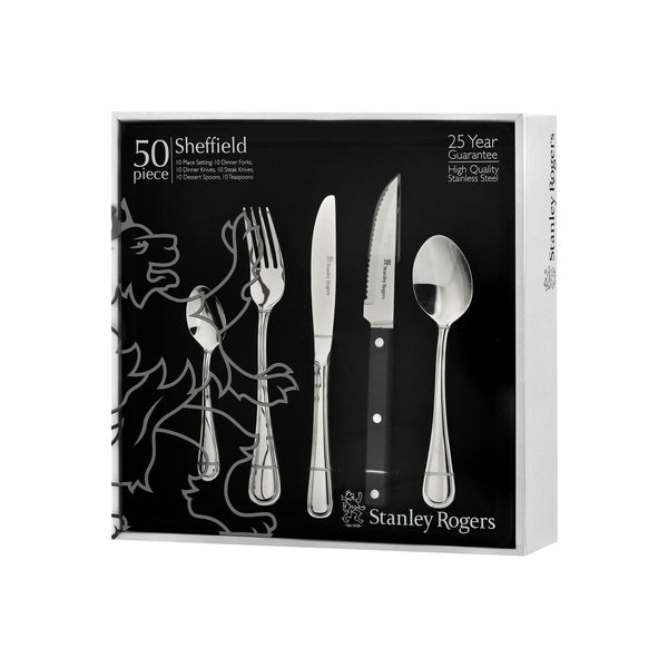 Stanley Rogers Sheffield 50 Piece Set With Steak Knives
