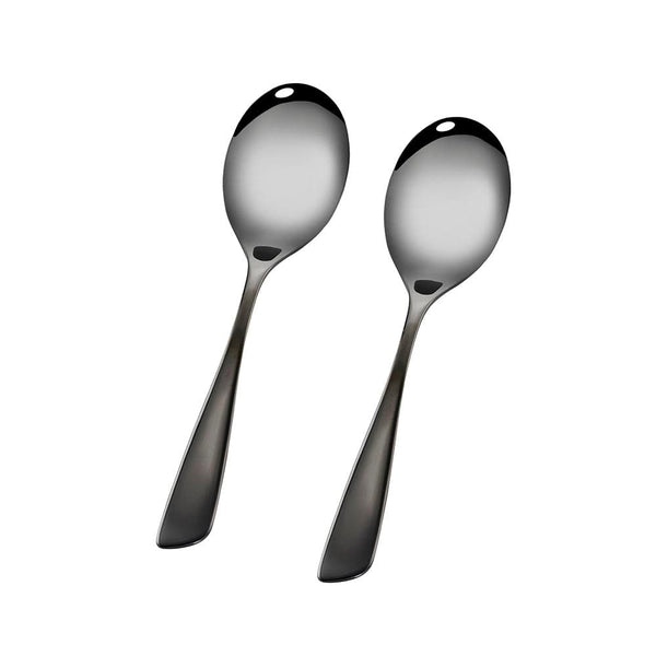 Stanley Rogers Soho Onyx Serving Spoons 2 Piece Set