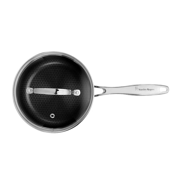 Stanley Rogers SR-Matrix Non-stick Saucepan With Glass Lid 18cm / 2.3L