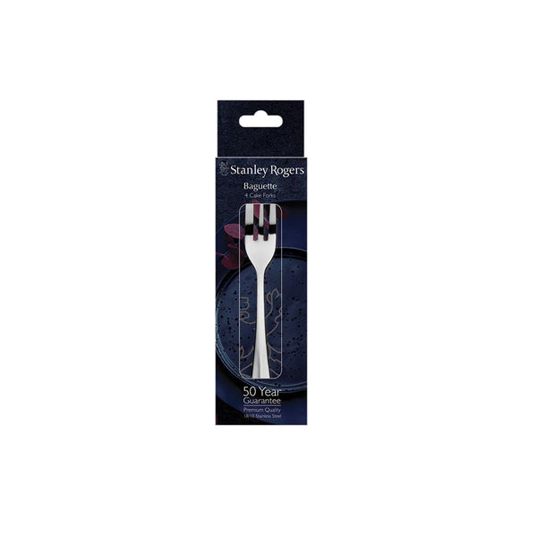 Stanley Rogers Baguette Cake Fork 4 Piece Set
