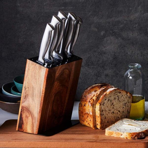 Stanley Rogers Black Acacia 6 Piece Knife Block