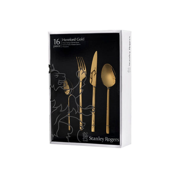 Stanley Rogers Hereford Gold 16 Piece Set