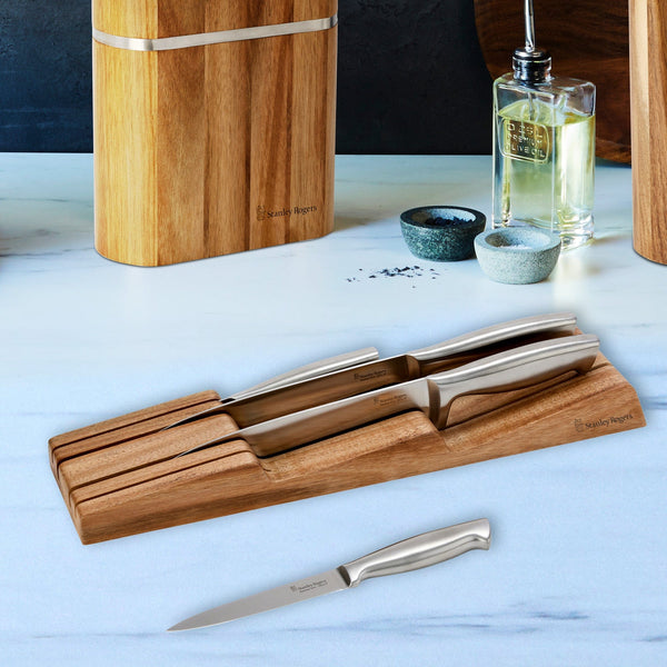 Stanley Rogers In-drawer 5 Piece Knife Block