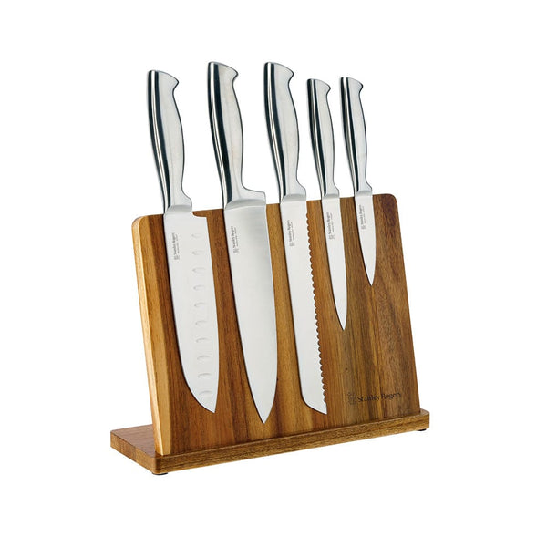 Stanley Rogers Magnetic 6 Piece Knife Block