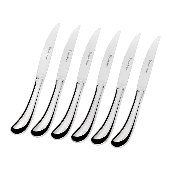Stanley Rogers Pistol Grip Steak Knife 6 Piece Set