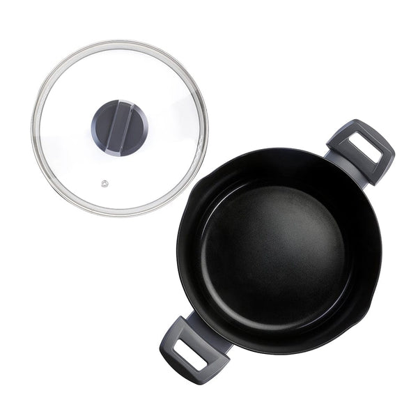 Stanley Rogers Statement Ceramic Non-Stick Recycled Aluminium Casserole 24cm