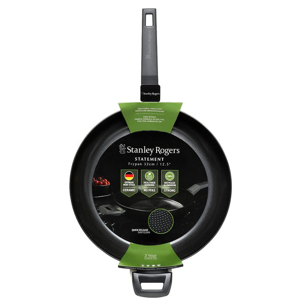 Stanley Rogers Statement Ceramic Non-Stick Recycled Aluminium Frypan 32cm