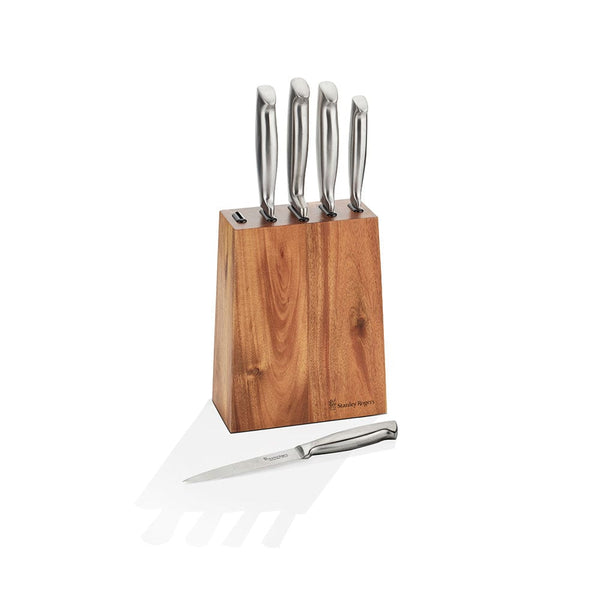 stanley rogers Tapered Vertical 6 Piece Knife Block