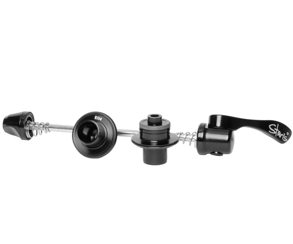 stan's notubes KIT E-SYNC / NEO CONVERSION FRONT QR END CAPS AND 100MM LEVER 6B G2