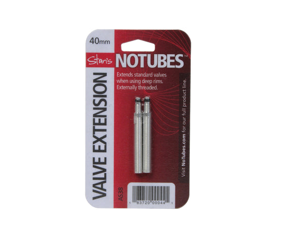 Stan's Notubes Pair Of 40mm Threaded Valve Extenders