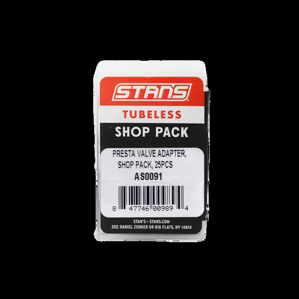 stan's notubes Presta Valve Adapter Shop Pack 25pcs