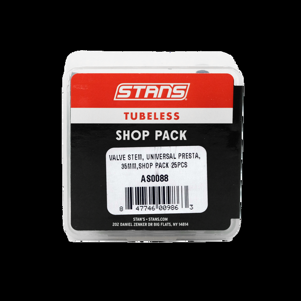 stan's notubes Shop Pack Universal Valve 35mm Shop Pack 25pcs
