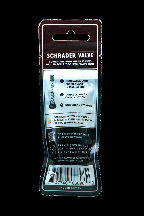 Stan's Notubes Stan's Tubeless Schrader Valves