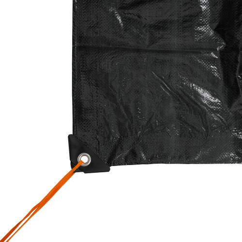 Stansport 10' X 12' Dark Green Medium Duty Rip-Stop Tarp - 4 Pack