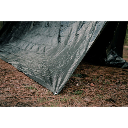 Stansport 10' X 12' Dark Green Medium Duty Rip-Stop Tarp - 4 Pack